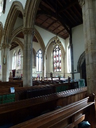 Interior of Oakham Church. 