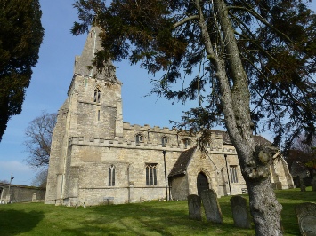 St John the Baptist Church in North Luffenham. 